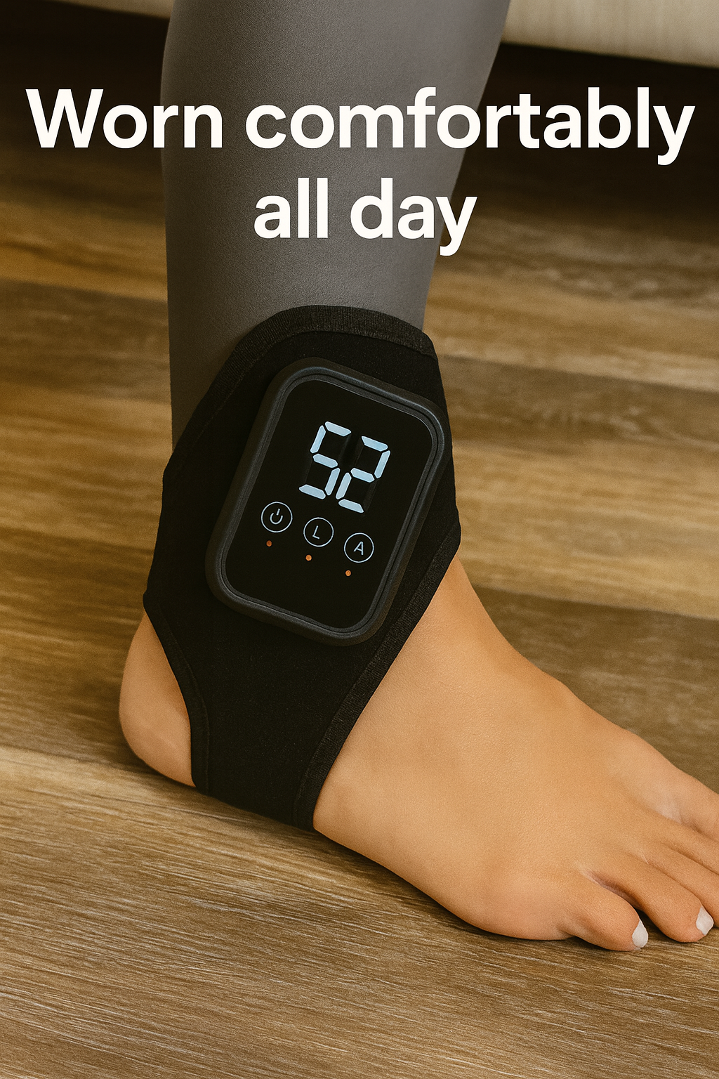 Adjustable Heat & Vibration Foot Massager