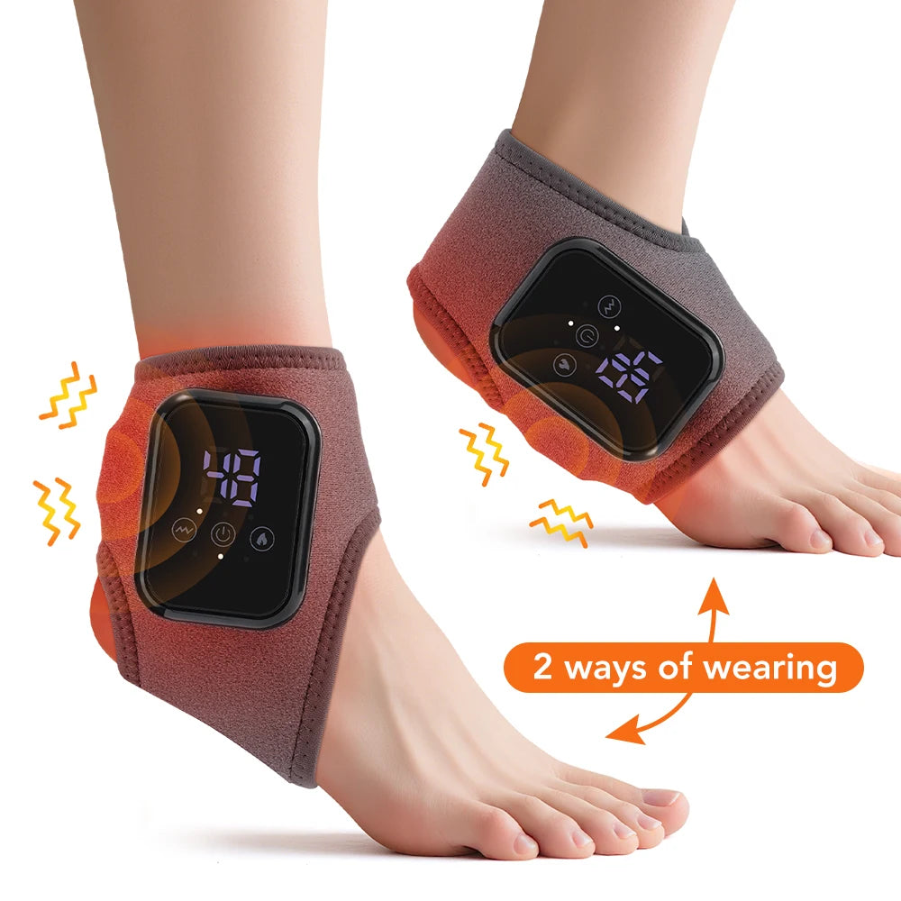 Adjustable Heat & Vibration Foot Massager